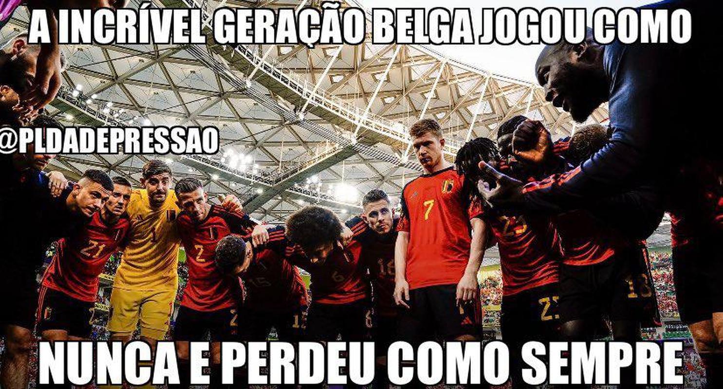 Memes da eliminao da 'Gerao Belga' da Copa do Mundo
