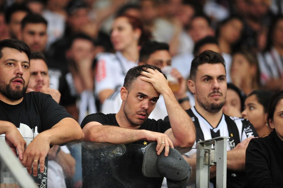 Fotos da torcida do Atltico na partida contra o Palmeiras, no Mineiro, pelas quartas de final da Copa Libertadores 2022