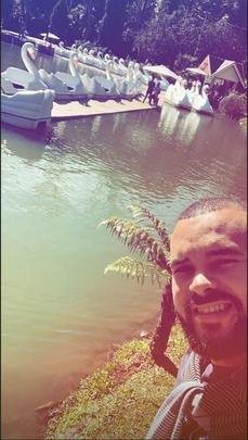 Zé Welison está com a família em Gramado, no Rio Grande do Sul