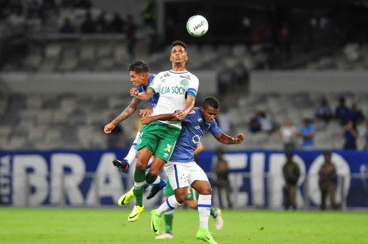 Imagens do jogo entre Cruzeiro e Chapecoense, pela Primeira Liga