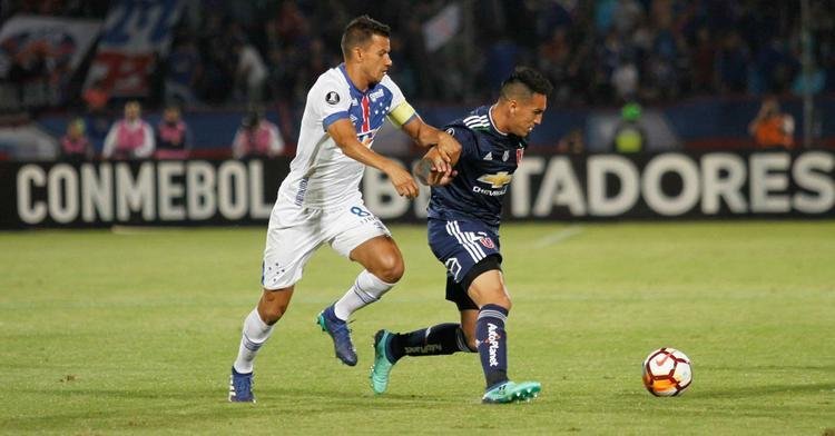Fotos de Universidad de Chile x Cruzeiro, no Estdio Nacional, pela fase de grupos da Copa Libertadores