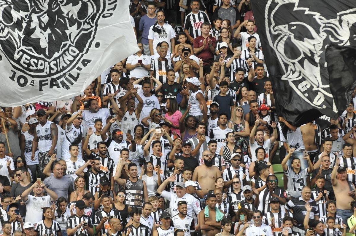 Fotos da torcida do Atltico na partida contra o Boa Esporte