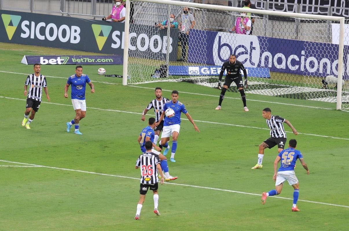 Fotos do clssico entre Atltico e Cruzeiro, no Mineiro, em BH, pela nona rodada do Campeonato Mineiro de 2022