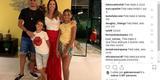 Fbio Santos celebrou a data natalina ao lado da famlia 