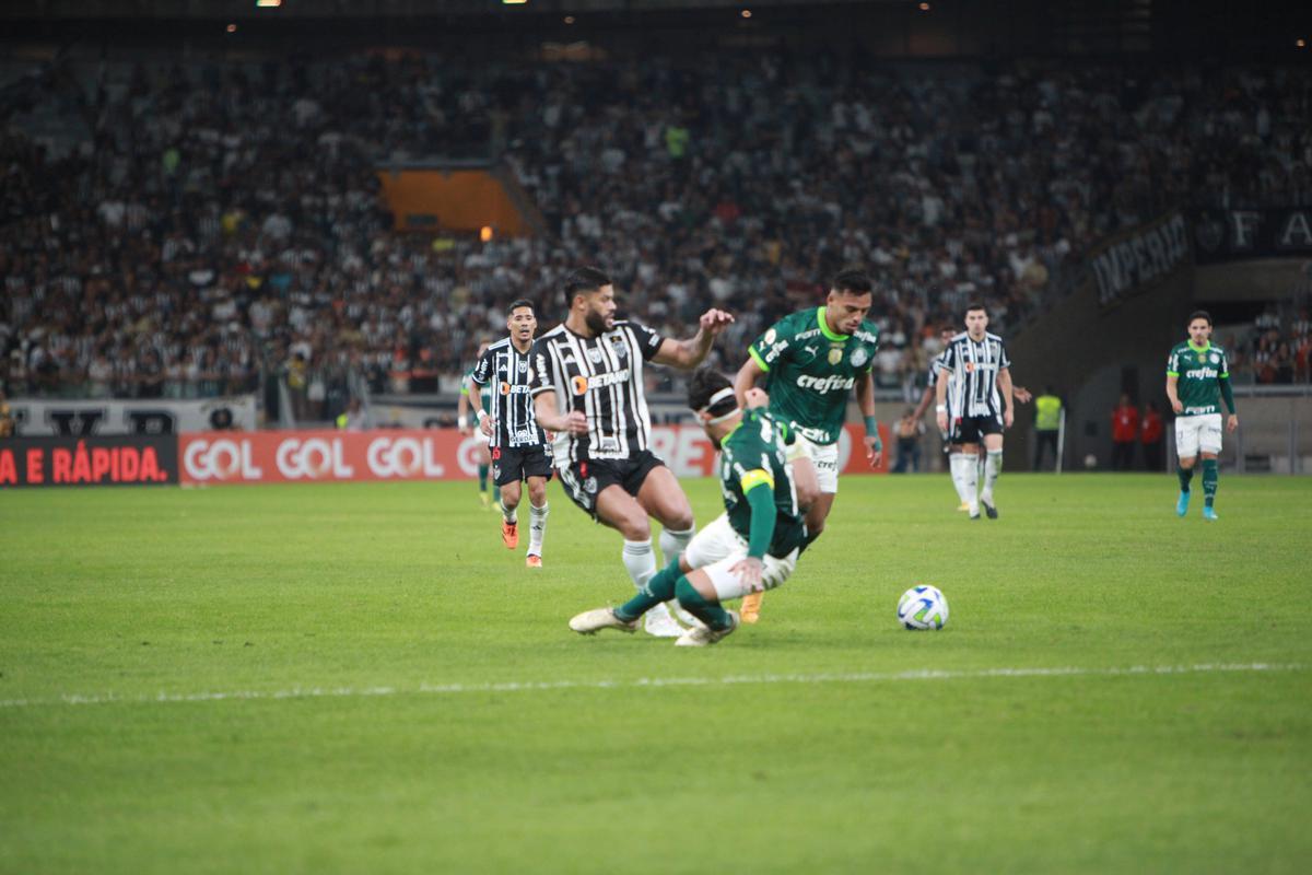 Fotos do jogo entre Atltico-MG e Palmeiras, pelo Brasileiro