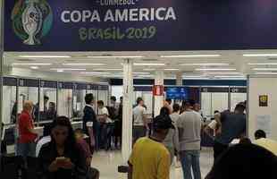 Movimentao na troca de ingressos para Copa Amrica em Belo Horizonte
