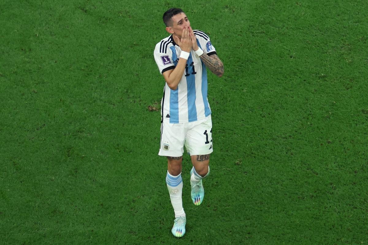 Di Mara ampliou a vantagem da Argentina para 2 a 0 na final da Copa do Mundo contra a Frana. Veja o gol por todos os ngulos