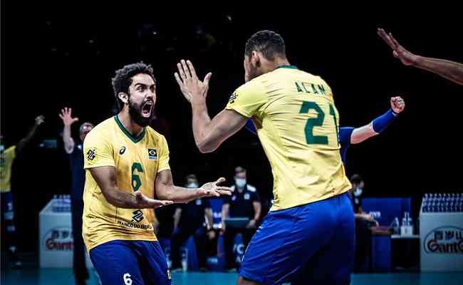 Brasil derrota a Bulgria e soma 7 vitria na Liga das Naes masculina
