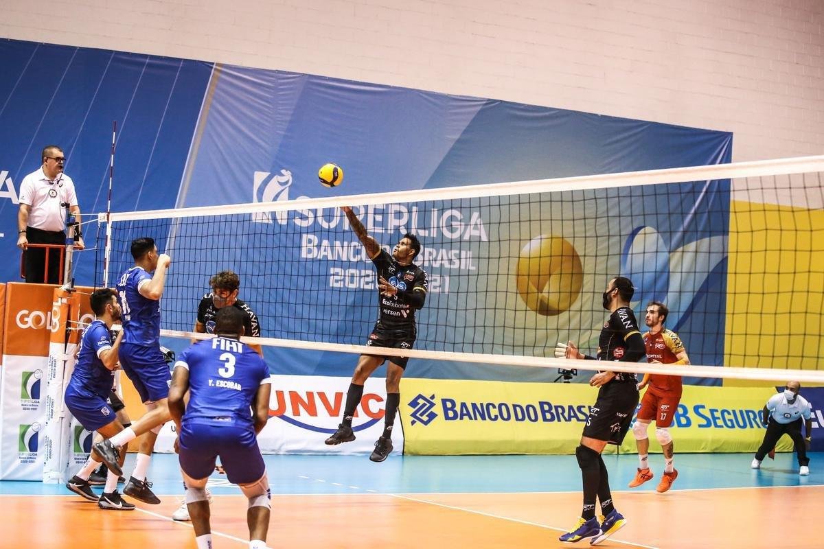 Minas no resistiu ao poderoso Taubat, perdeu por 3 sets a 0 e terminou a Superliga como vice-campeo