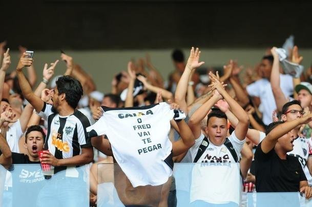 Torcedores do Atltico no Mineiro durante o clssico contra o Cruzeiro pela 26 rodada do Brasileiro