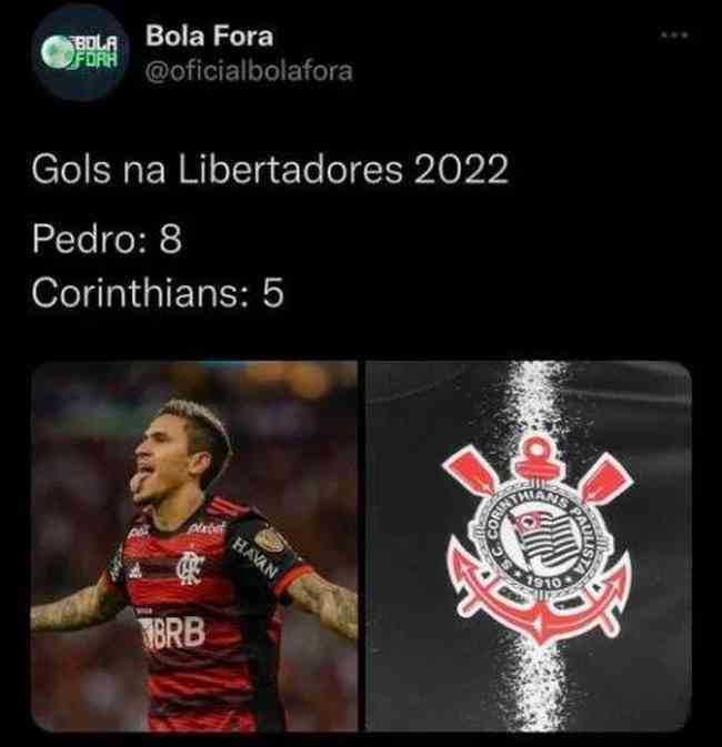 Corinthians vira alvo de memes após derrota para o Flamengo; veja