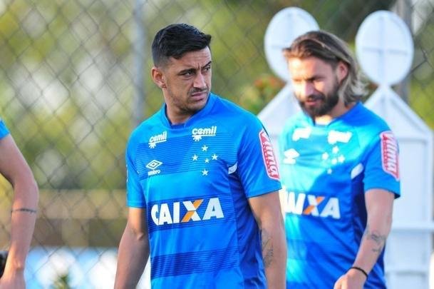 Fotos do treino do Cruzeiro desta sexta-feira (30/6), na Toca da Raposa II (Alexandre Guzanshe/EM D.A Press)