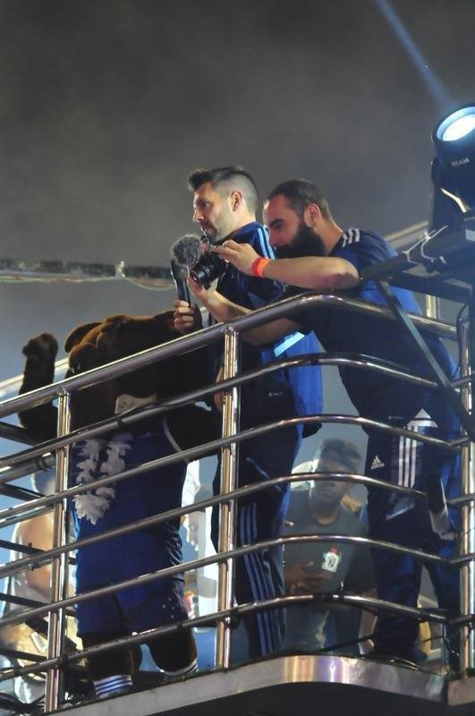 Festa do Cruzeiro na Praa 7 de Setembro, em Belo Horizonte, em comemorao ao acesso  Srie A do Campeonato Brasileiro de 2023