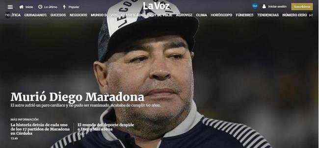 La Voz, da Argentina