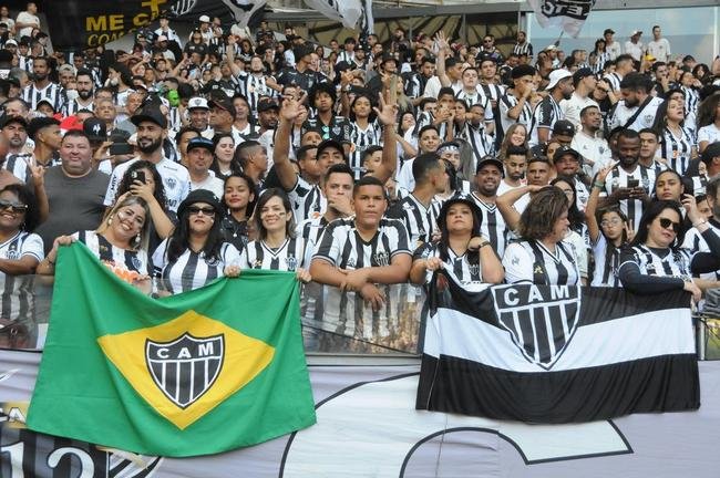 Fotos da torcida do Atltico na partida contra o Flamengo, no Mineiro, em Belo Horizonte, pela 13 rodada do Campeonato Brasileiro