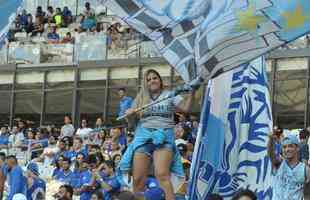 Imagens das torcidas de Cruzeiro e So Paulo no Mineiro