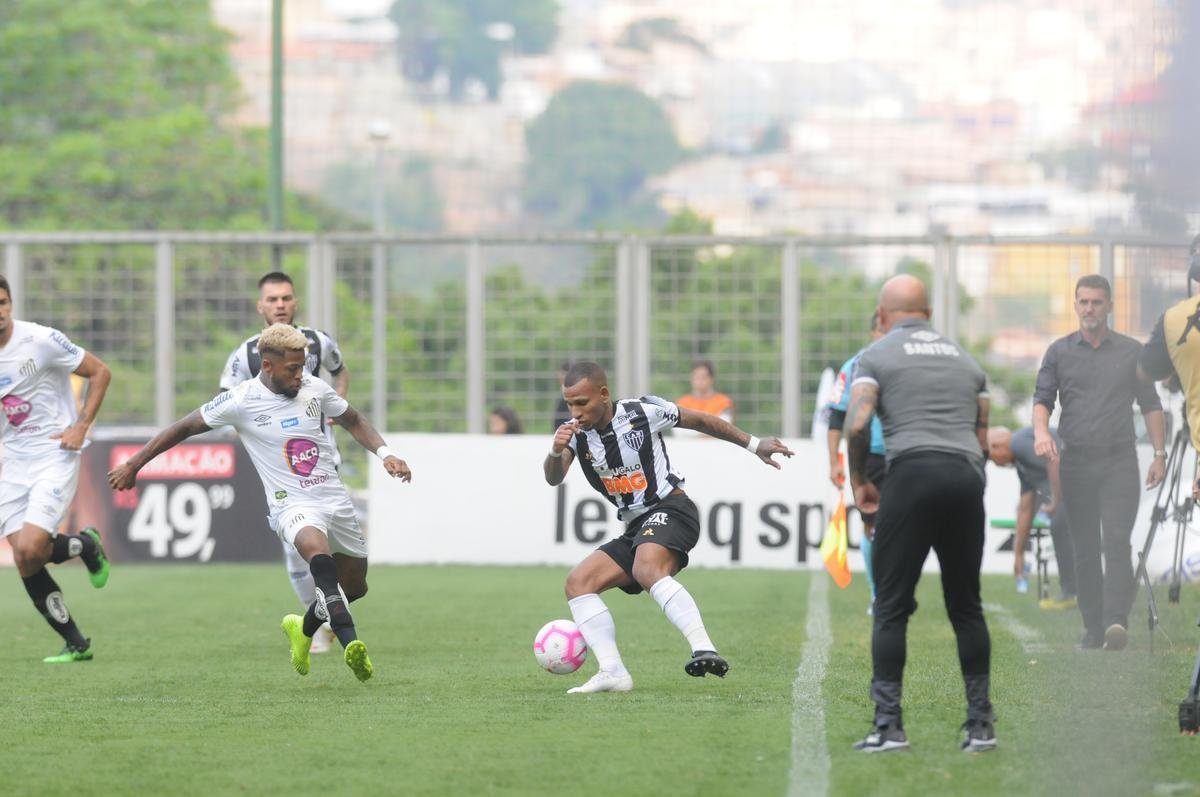 Atltico bateu o Santos na estreia de Vagner Mancini em Belo Horizonte