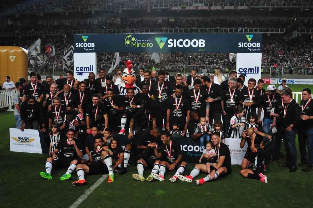 Atltico faz festa no Independncia com a conquista do Campeonato Mineiro 2017