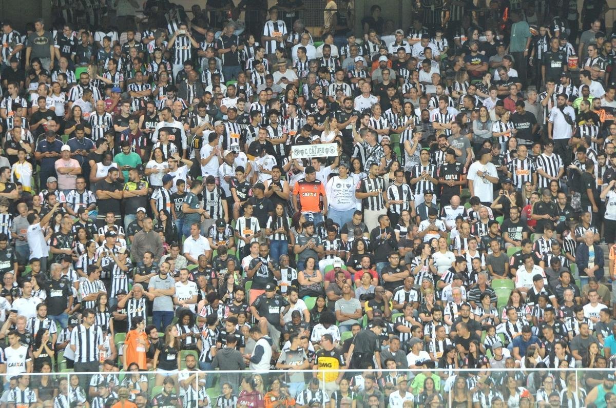 Fotos da torcida do Atltico na partida contra o Unin La Calera, do Chile, no Independncia, pela Copa Sul-Americana