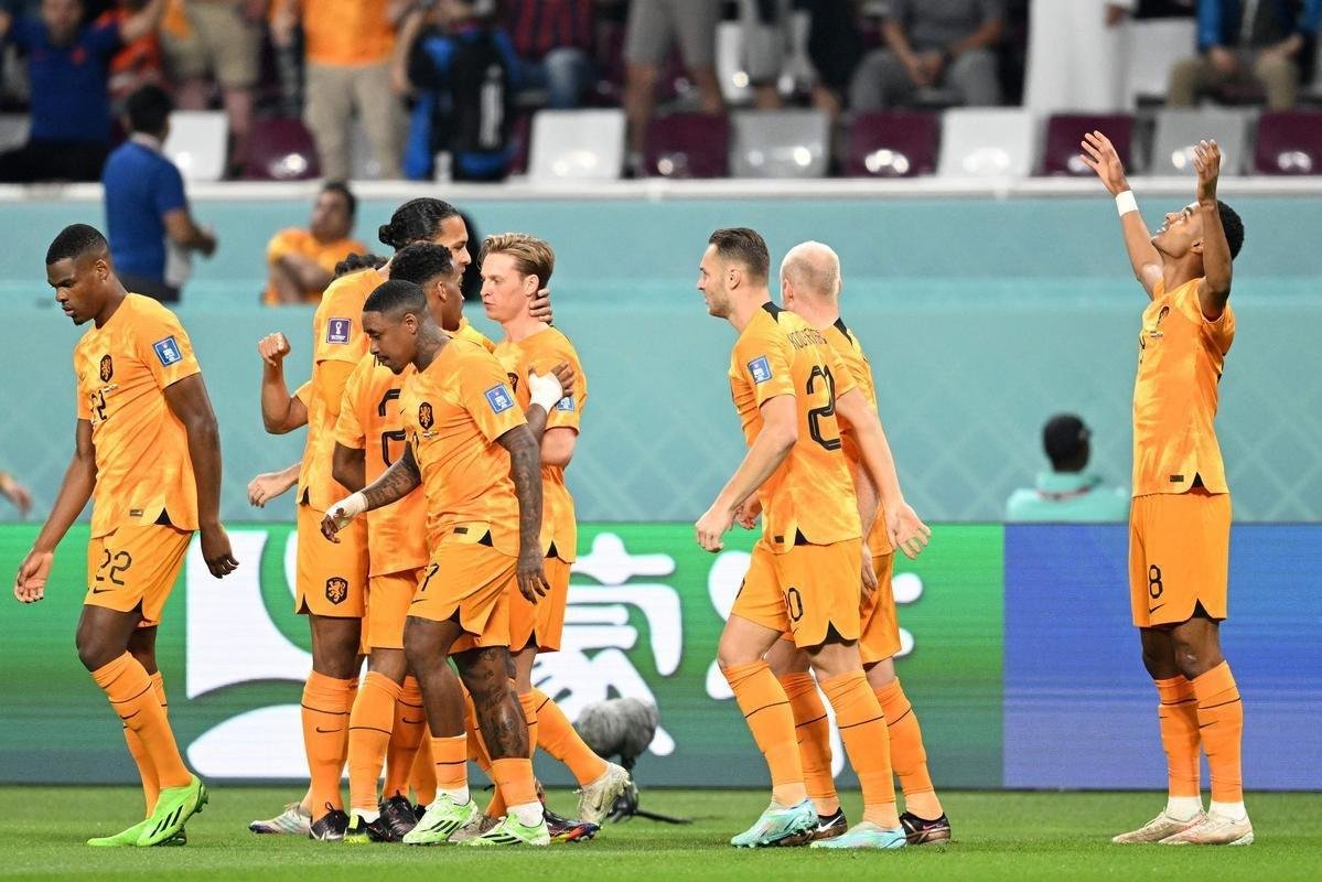 Imagens da partida entre Holanda e Equador, pelo Grupo A da Copa do Mundo de 2022.