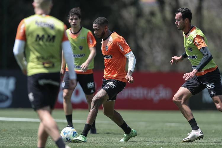 Fotos do treino do Atlético nesta segunda-feira, 13 de setembro de 2021