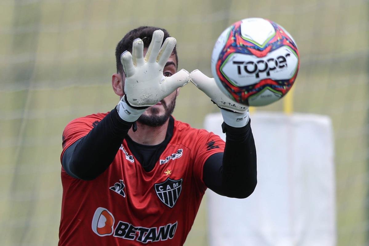Treino do Atltico em 15/3/2021, na Cidade do Galo