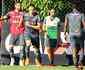 Ricardo Oliveira, Cazares e Clayton em campo: Atltico faz treino fechado para encarar o Grmio