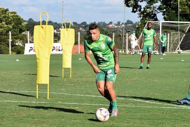 O meia Geovane testou positivo para a COVID-19 em 23 de novembro, vspera do jogo contra o Juventude pela 23 rodada da Srie B.