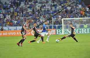 Fotos do jogo entre Cruzeiro e So Paulo