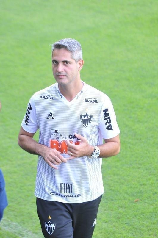 Fotos do ltimo treino do Atltico antes do jogo contra o Unin La Calera