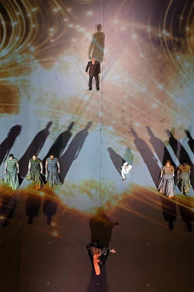 Fotos da cerimnia de abertura da Copa do Mundo do Catar, no Estdio Al Bayt, na cidade de Al Khor