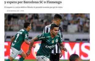El Universo, do Peru, diz que Palmeiras espera Flamengo ou Barcelona