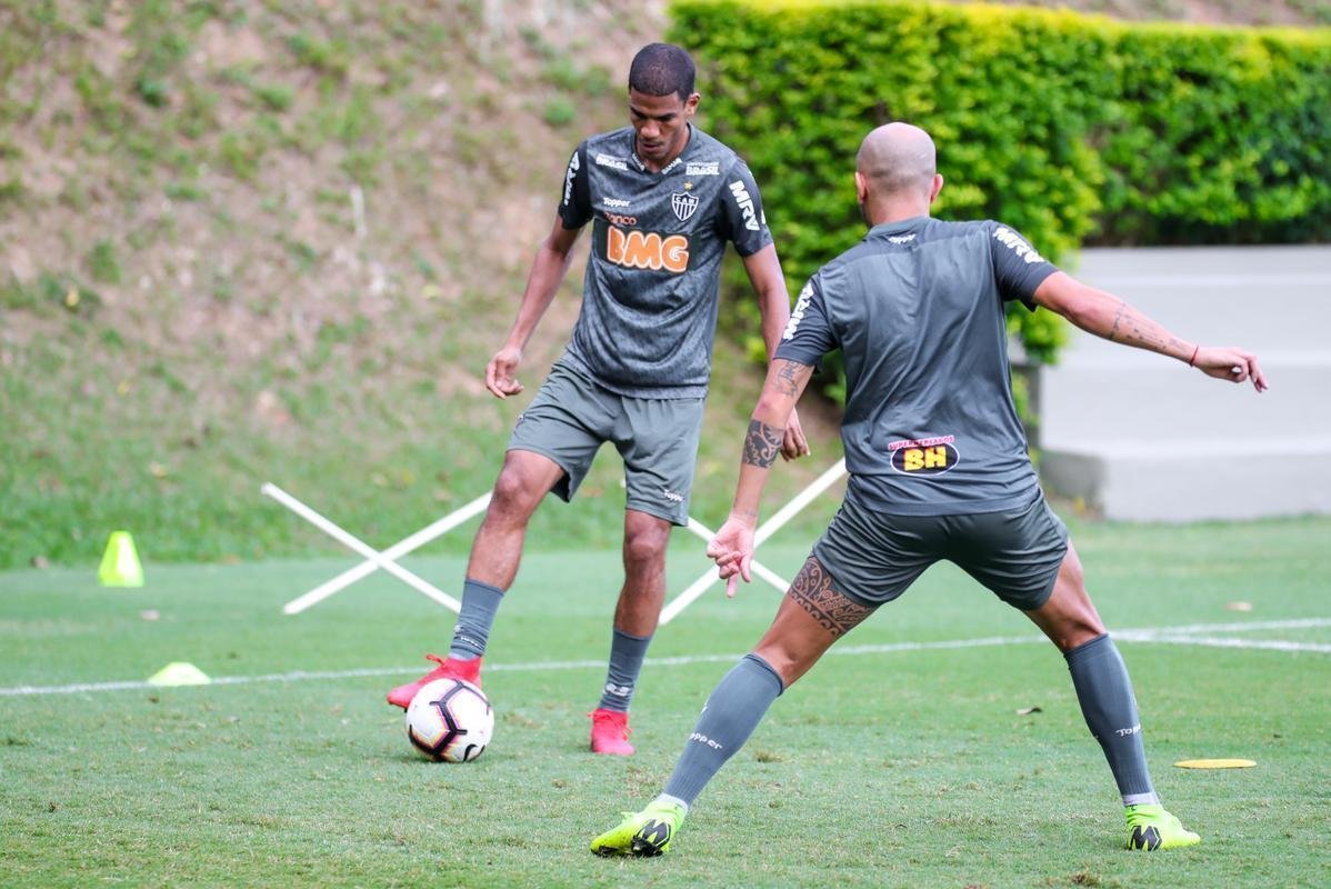 Atltico treinou nesta tera-feira, na Cidade do Galo