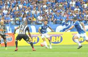 Fotos do primeiro tempo do clssico entre Cruzeiro e Atltico, pela final do Mineiro