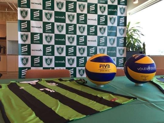 Imagens do lanamento da parceria entre Amrica e Montes Claros