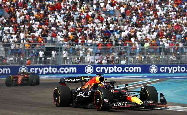 Max Verstappen, da Red Bull, vence o GP de Miami aps largar em terceiro