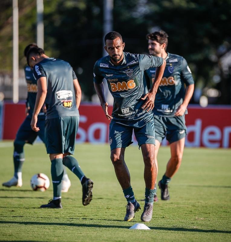 Fotos do treino do Atltico no Paraguai