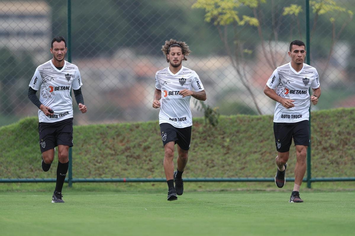 Treino do Atltico nesta tera-feira, 9 de maro de 2021