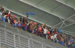 Torcidas de Atltico e San Lorenzo, no Independncia