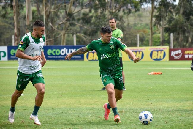 Treino do Amrica realizado nesta tera-feira (26/10) no CT Lanna Drumond, em Belo Horizonte