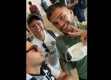 Ex-Atlético e atual jogador do Fluminense, o meio-campista Nathan mandou abraço para a torcida do Cruzeiro após eliminar os celestes na Copa do Brasil