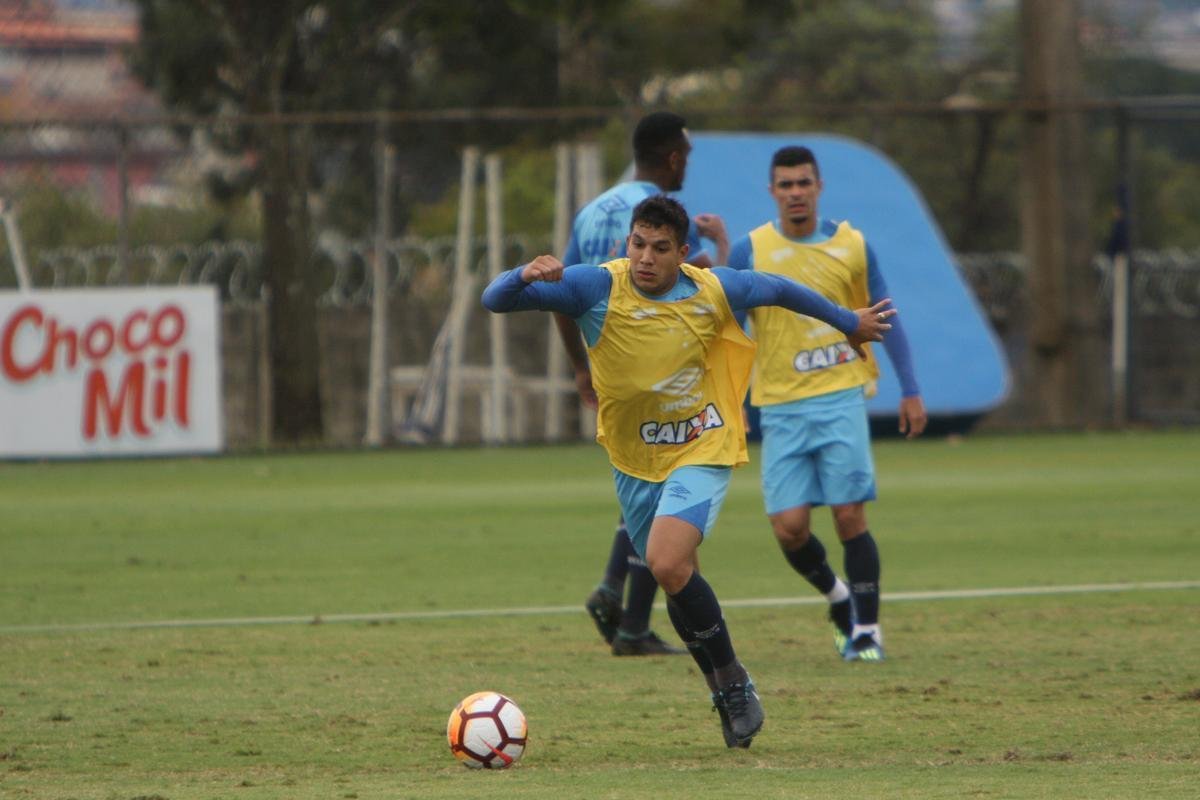 Imagens do treino do Cruzeiro neste domingo (20/05/2018)