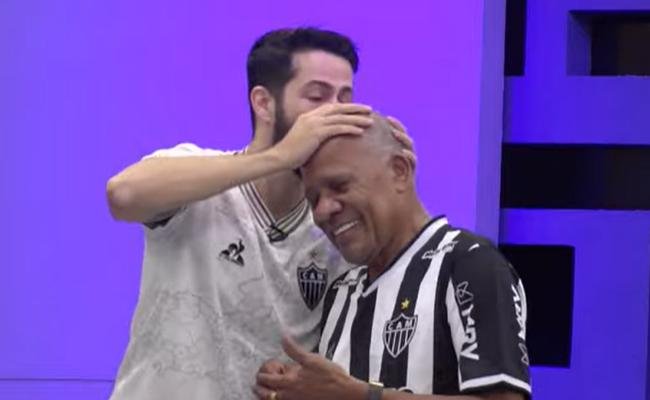 Fael Lima e Dad� Maravilha durante programa Alterosa Esporte, nesta quinta-feira