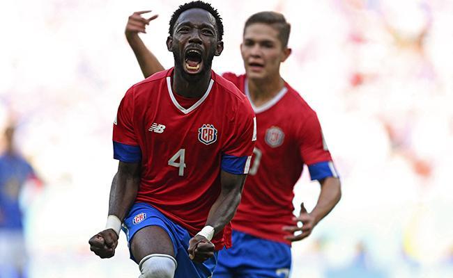 Keysher Fuller fez o primeiro gol da Costa Rica na Copa do Mundo 2022