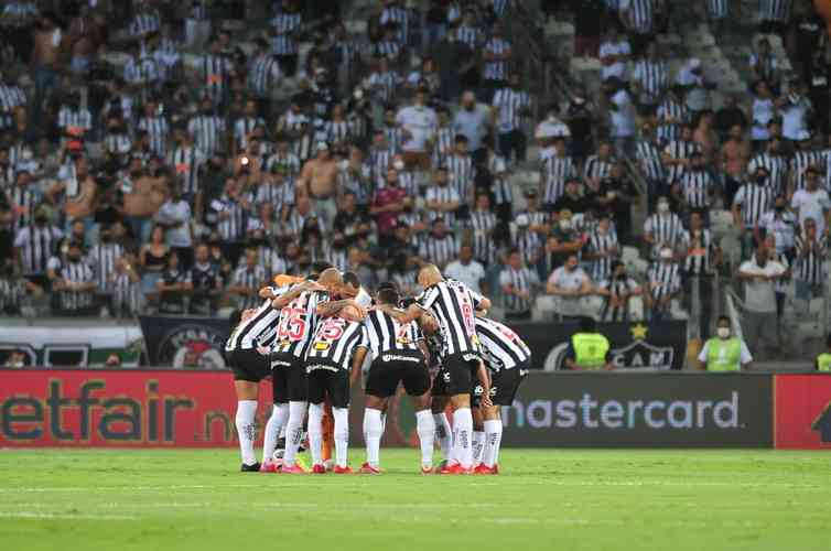 Fotos da partida de volta da semifinal da Copa Libertadores de 2021, no Mineiro, entre Atltico e Palmeiras