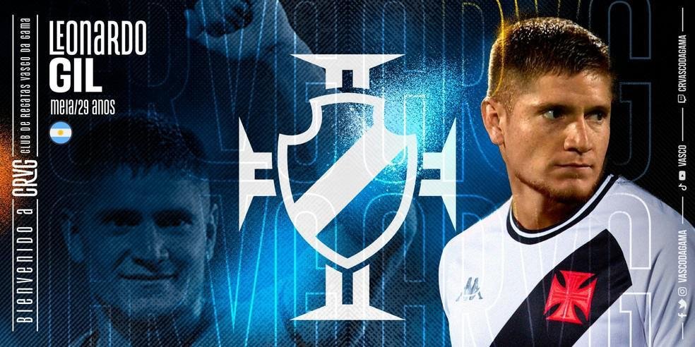 Leonardo Gil - meio-campista argentino foi contratado pelo Vasco junto ao Al-Ittihad, da Arábia Saudita