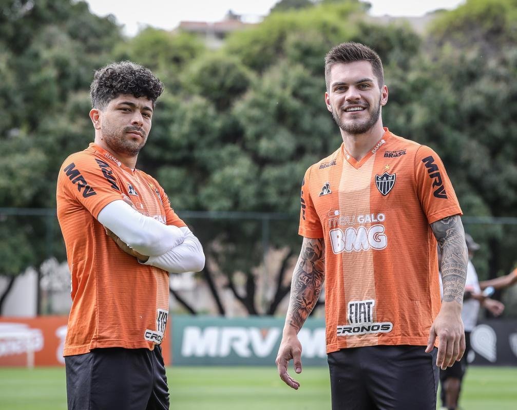 Fotos do treino do Atltico neste sbado, na Cidade do Galo. O tcnico Rodrigo Santana deve escalar o time com Wilson; Patric, Igor Rabello, Rver e Fbio Santos; Jair e Elias; Char, Vincius e Cazares; Ricardo Oliveira
