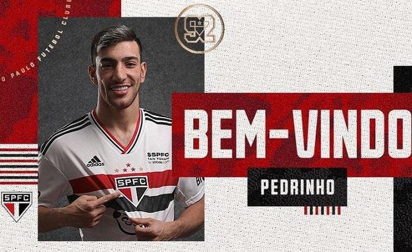 São Paulo anunciou o atacante Pedrinho