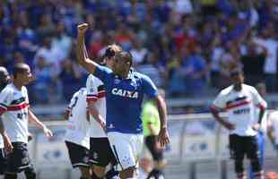 Cruzeiro 2x0 Santa Cruz (22 rodada do Brasileiro de 2016): com gols de Robinho e bila, time celeste ganhou dos pernambucanos por 2 a 0 na manh de domingo, 28 de agosto. Pblico presente foi de 49.208 (46.591 pagantes). Arrecadao bruta com bilheteria chegou a R$ 1.445.435,00.