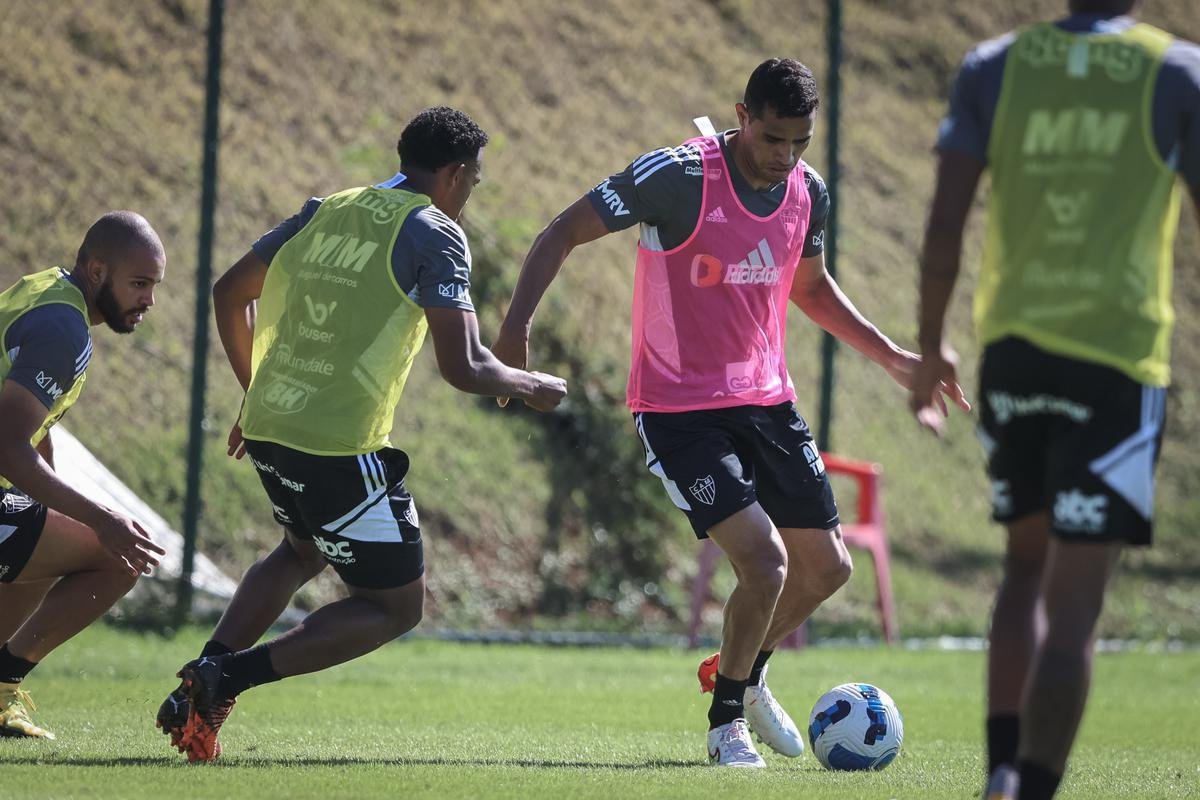 Fotos do treino do Atltico neste domingo, na Cidade do Galo